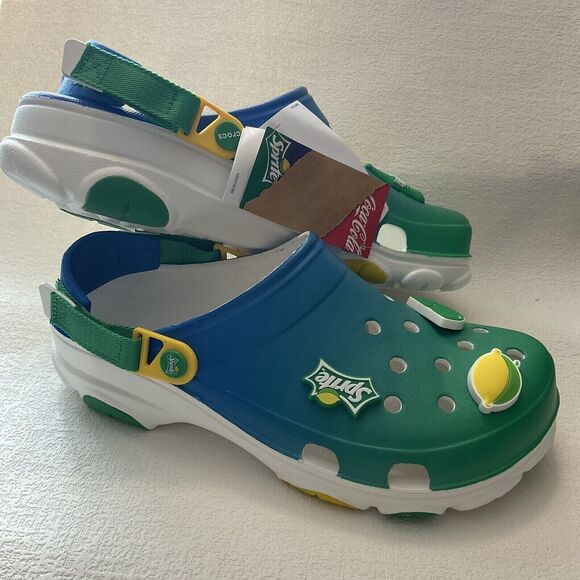 NWOB Crocs Sprite Coca-Cola All Terrain Mens Green Slip On Water Clogs Sandal 11 main image 3